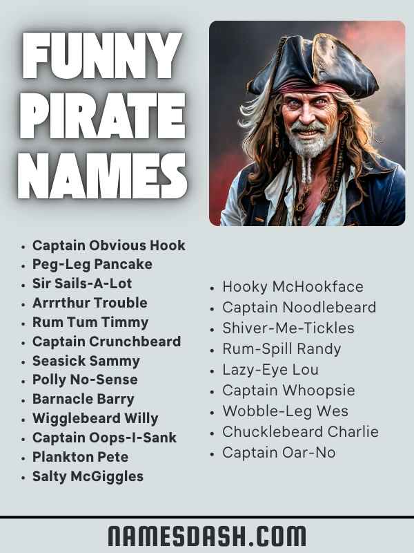 Funny Pirate Names