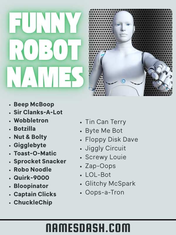 Funny Robot Names