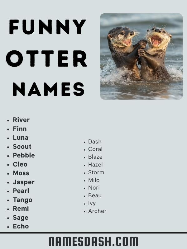Funny Otter Names