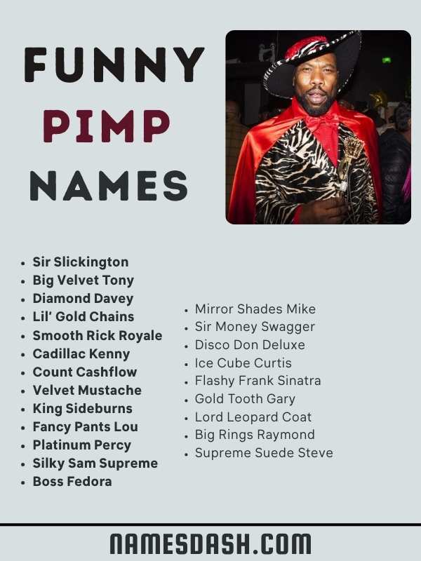Funny Pimp Name
