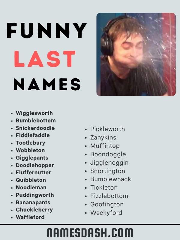 Funny Last Names