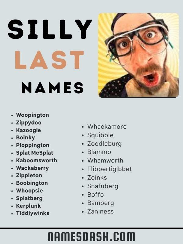 Silly Last Names
