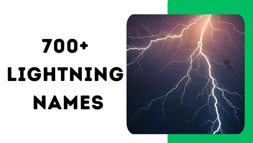 700+ Lightning Names: Best, Unique, Cool, and Creative Ideas