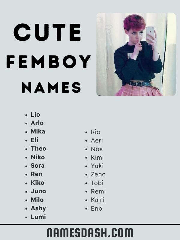 Cute Femboy Names