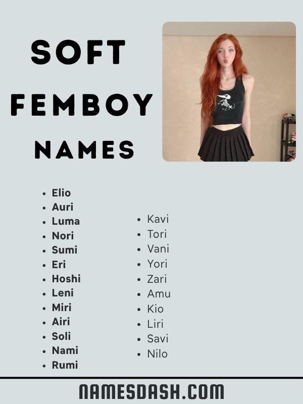Soft Femboy Names